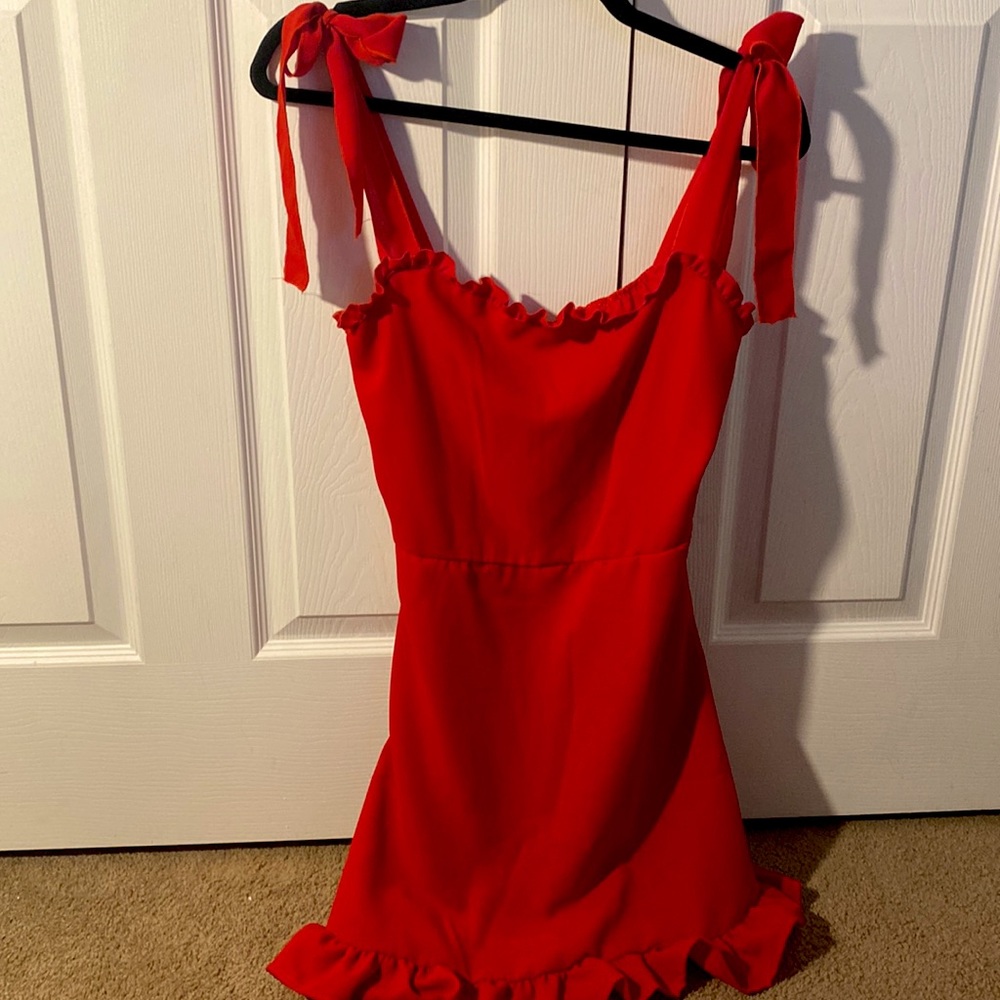 Romantic “Realizing Dreams” Red dress, in Size Small